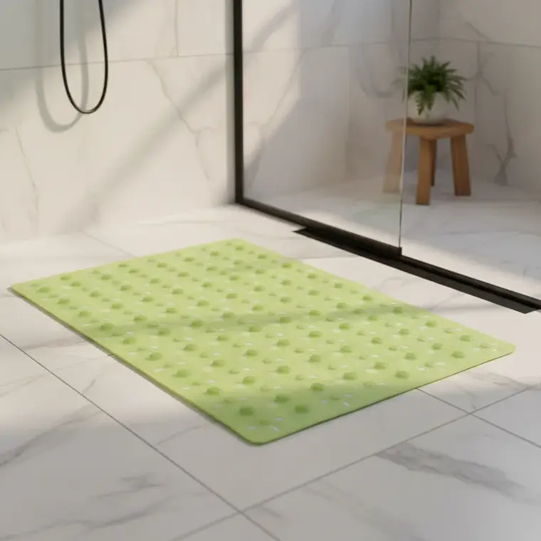 Alfombra de baño rectangular 68x38 cm genérica 1