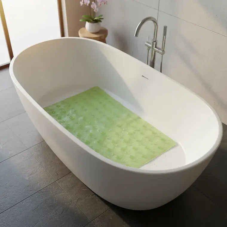 Alfombra de baño rectangular 68x38 cm genérica 3