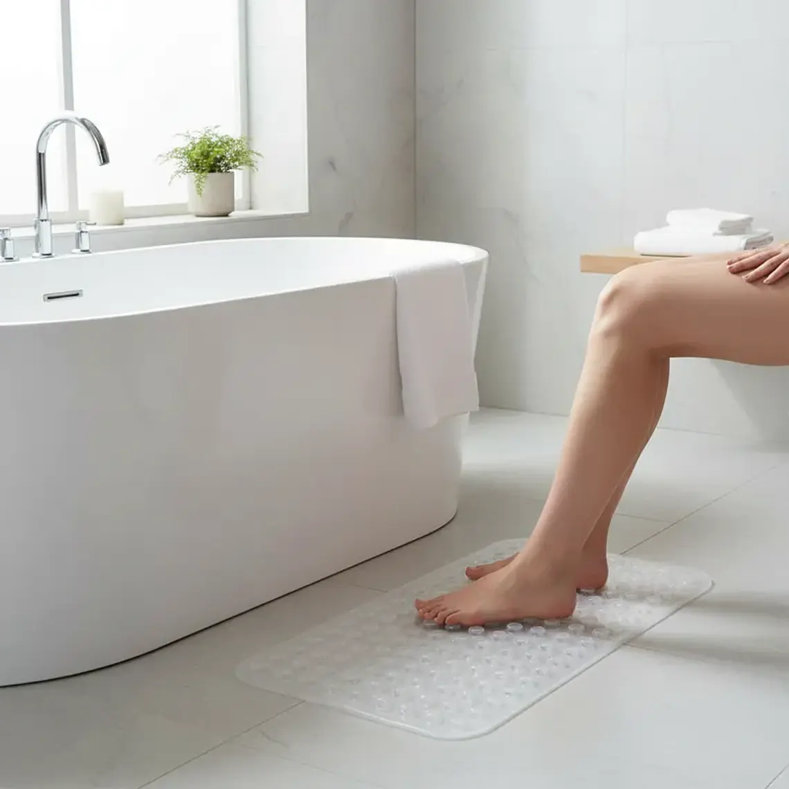 Alfombra Antideslizante para Baño 35x65 cm 1