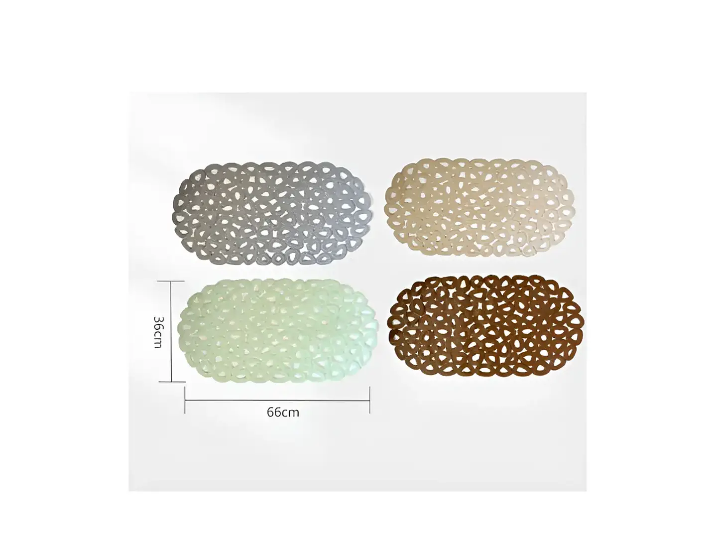 Alfombra Antideslizante para Baño 36x66 cm 5