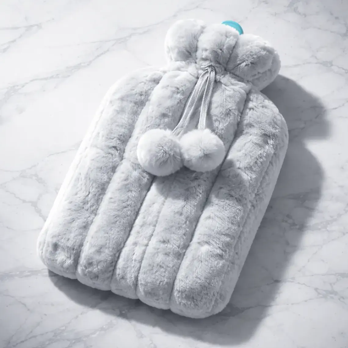 Guatero Bolsa De Agua Caliente 2 Litros Con Funda De Peluche 2