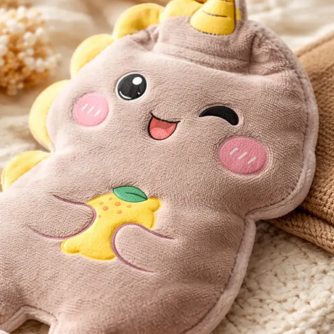 Guatero Infantil De Felpa Diseño Unicornio 300ml 5