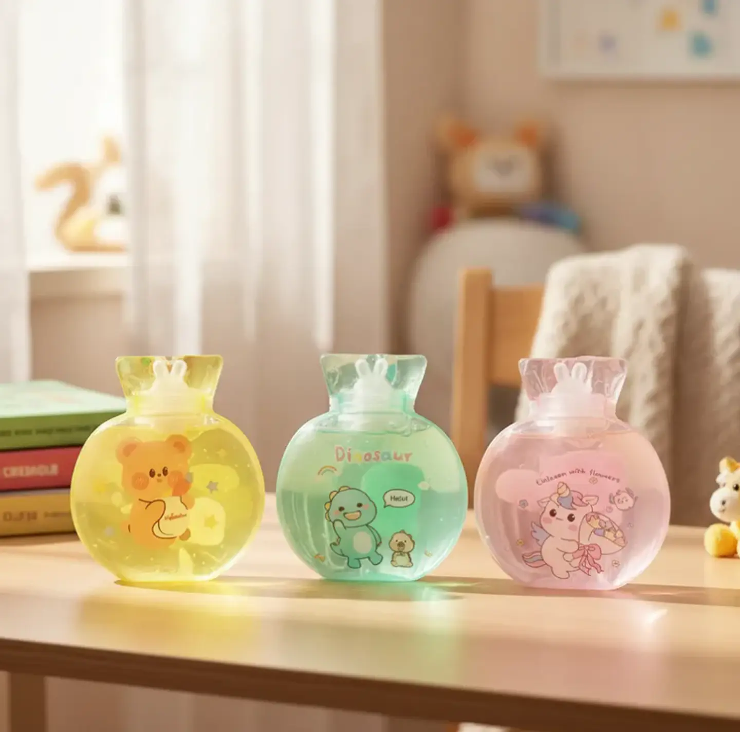Set 12 Mini Guatero De Mano Kawaii 300ml  1