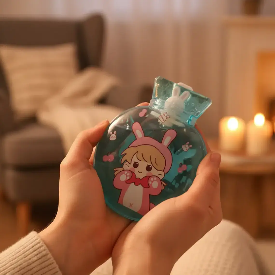 Set 12 Mini Guatero De Mano Kawaii 300ml  6