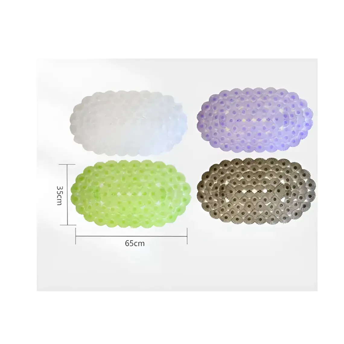 Alfombra Antideslizante para Baño 35x65 cm 5