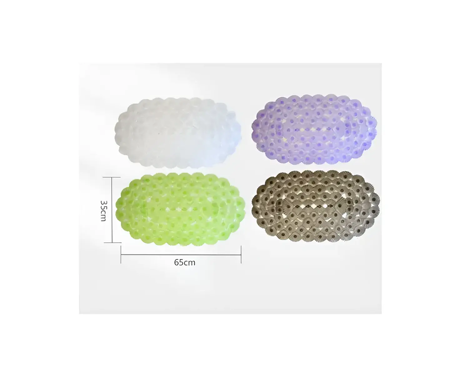 Alfombra Antideslizante para Baño 35x65 cm 5