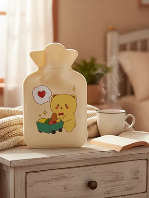 Guatero De Mano 300ml Con Funda De Felpa Diseños Kawaii  12pcs