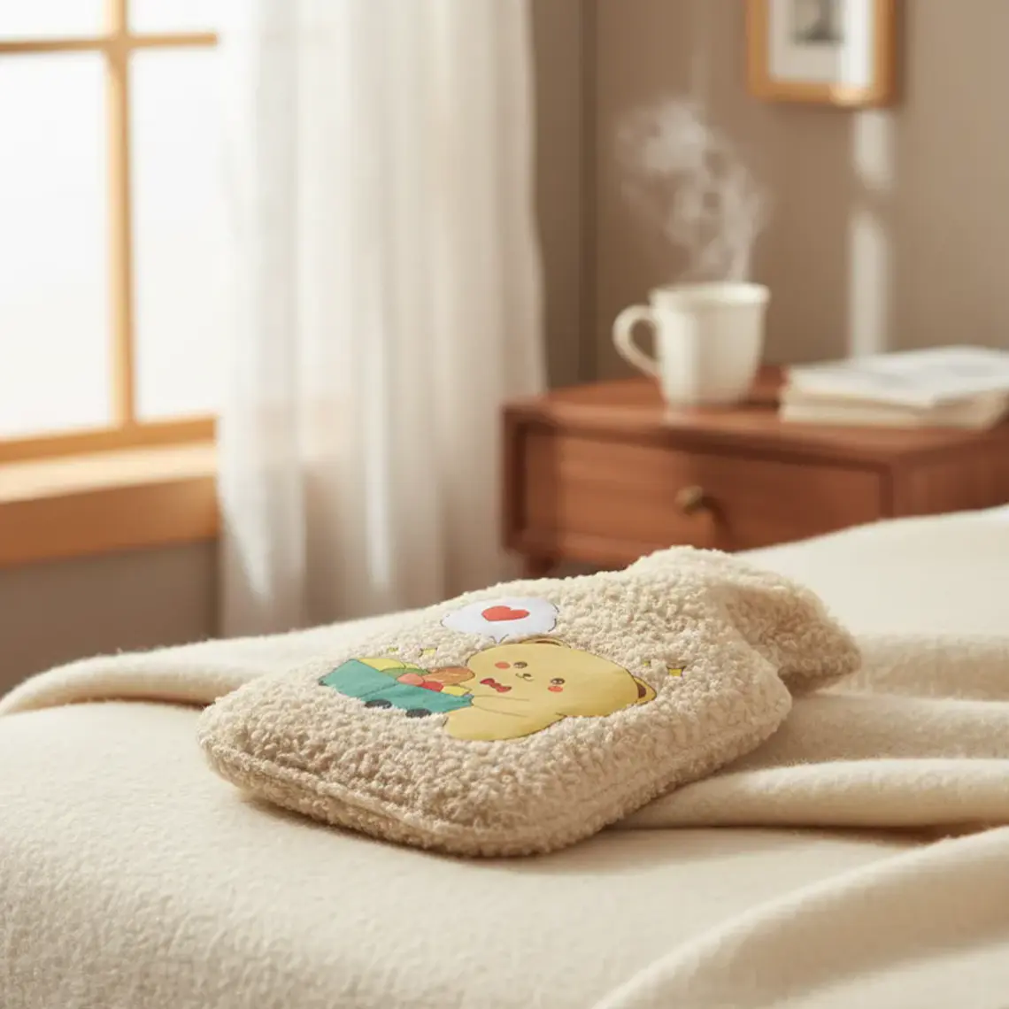 Set 12 Guatero Bolsa De Agua Caliente Funda Peluche  4