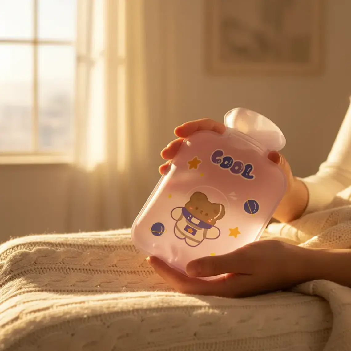 Pack x12 Guatero De Mano Kawaii 600ml Diseños 2