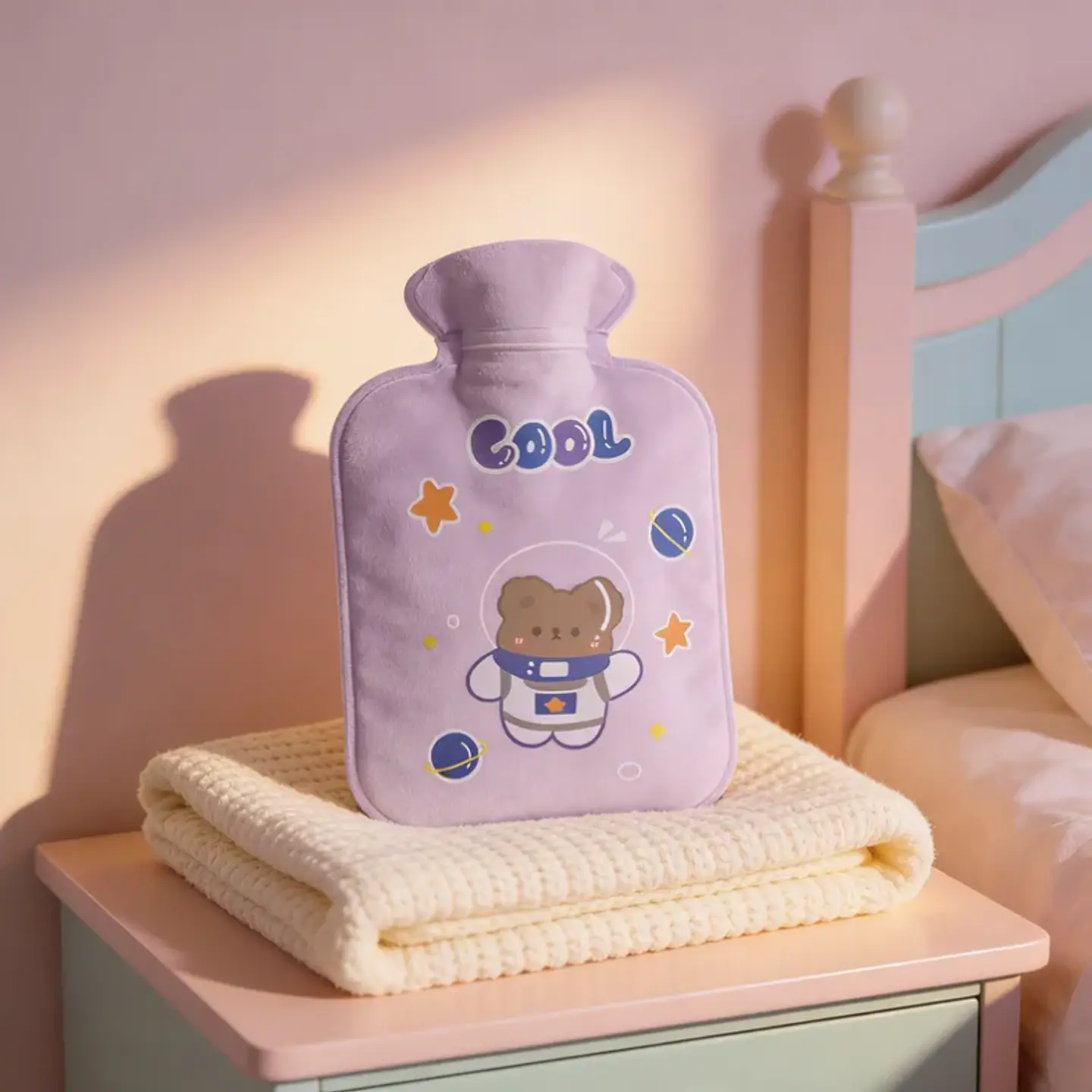 Pack x12 Guatero De Mano Kawaii 600ml Diseños 4