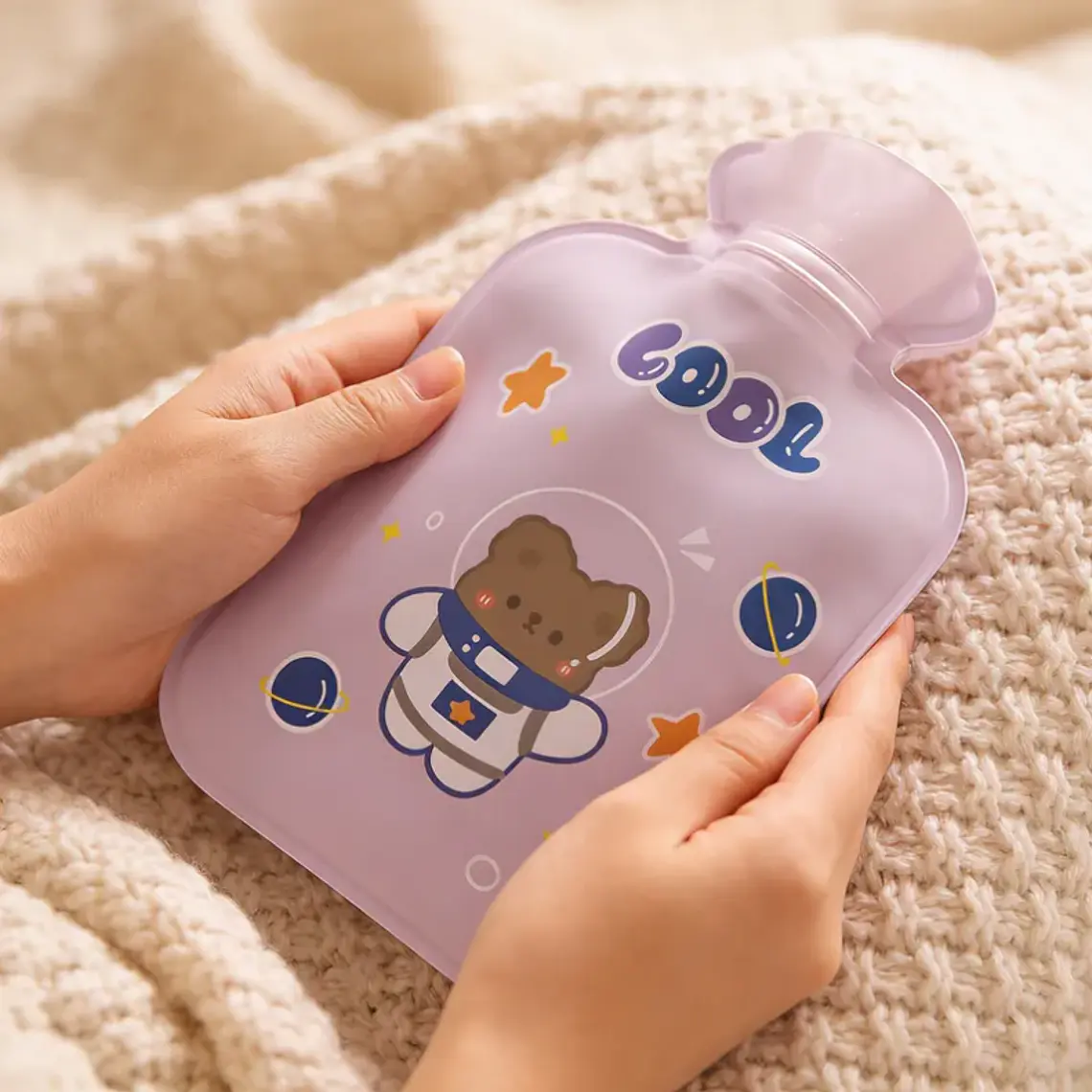 Pack x12 Guatero De Mano Kawaii 600ml Diseños 5