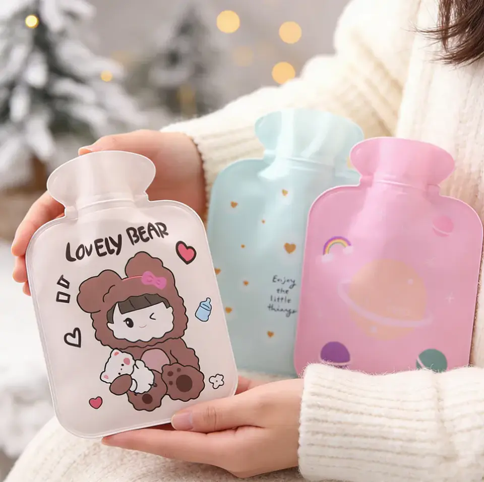 Pack x12 Guatero De Mano Kawaii 600ml Diseños 6