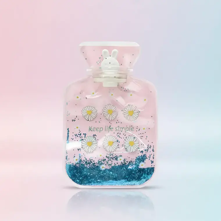 Set 12 Guatero De Mano 500ml Con Glitter Diseños Infantiles 1