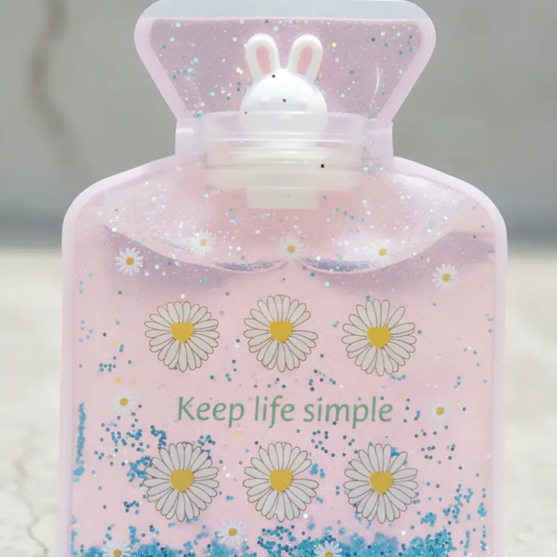 Set 12 Guatero De Mano 500ml Con Glitter Diseños Infantiles 2