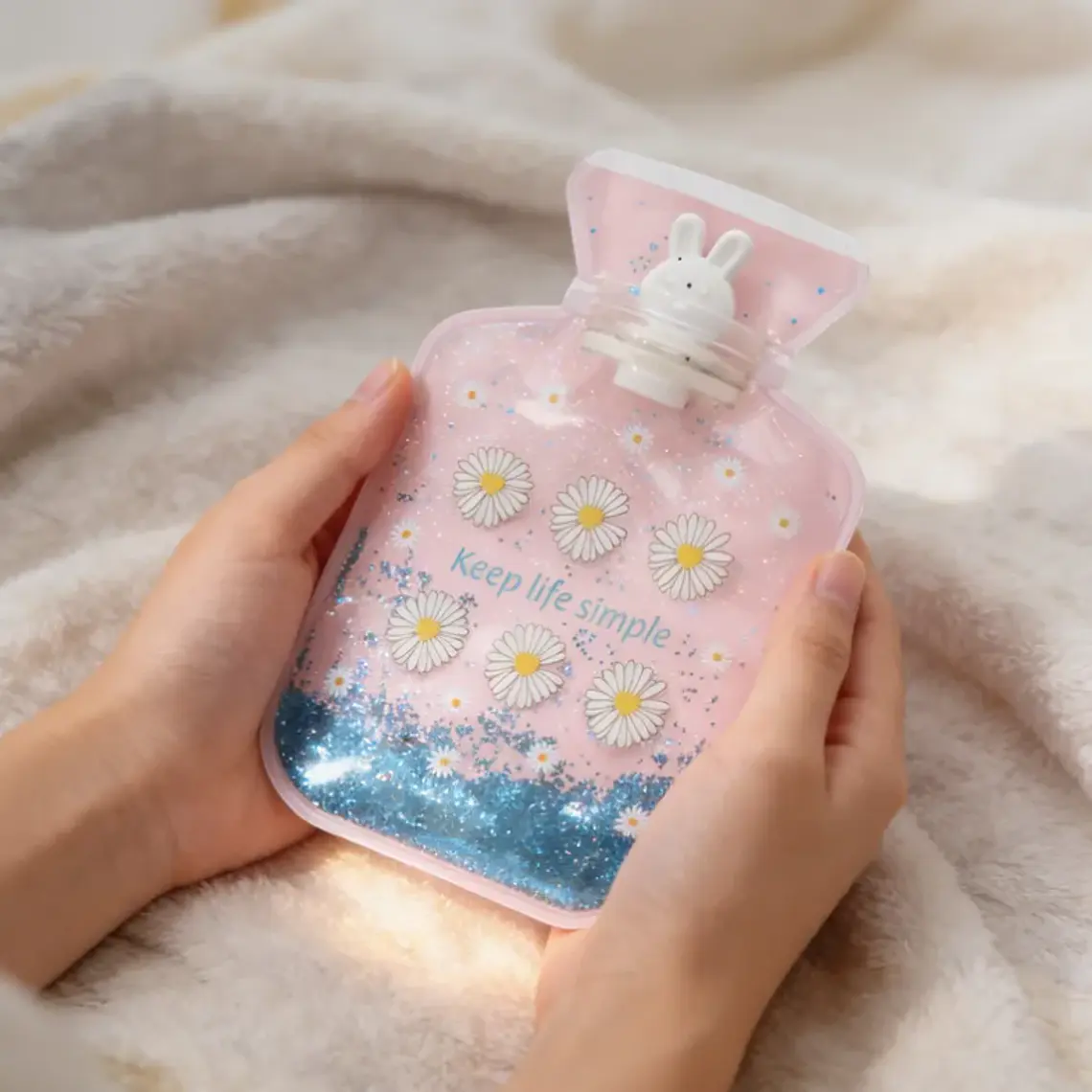 Set 12 Guatero De Mano 500ml Con Glitter Diseños Infantiles 5