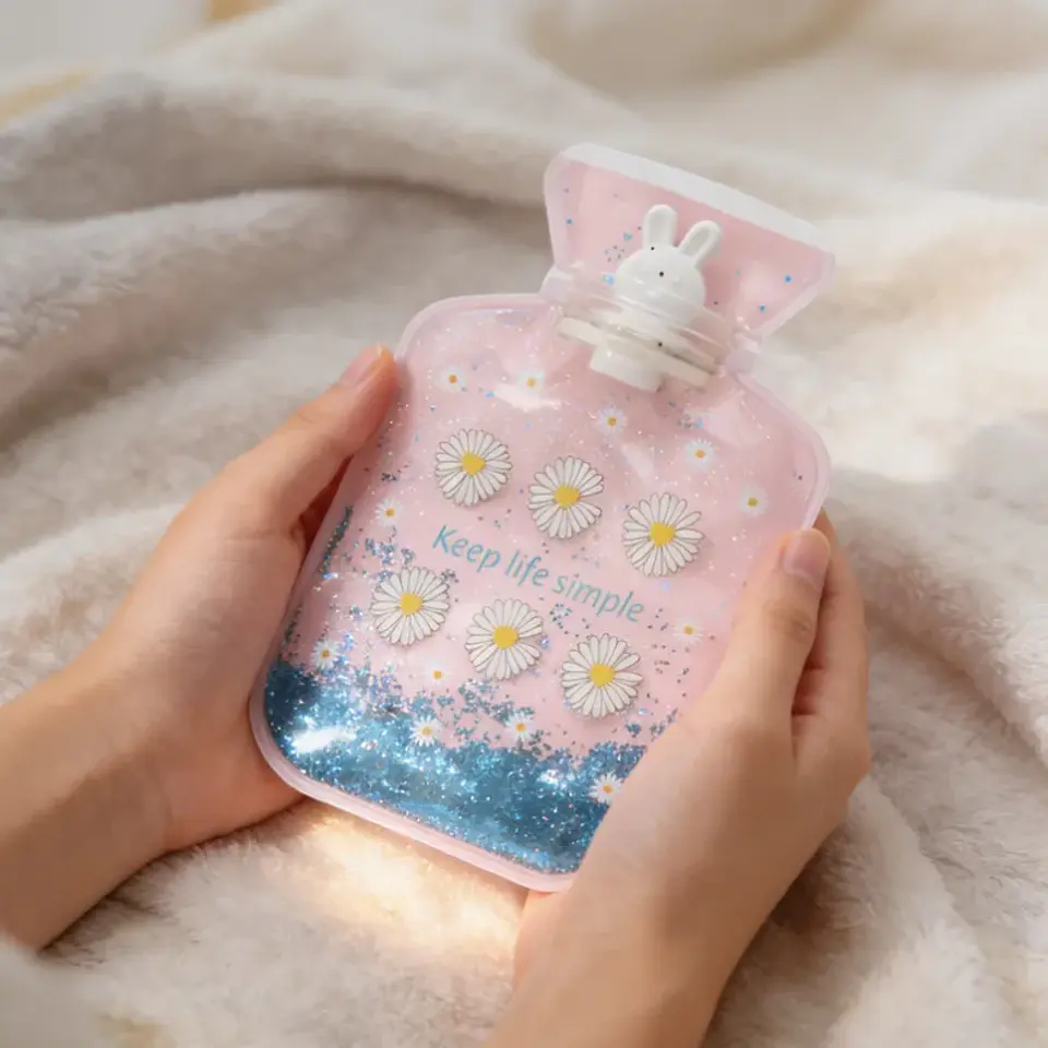 Set 12 Guatero De Mano 500ml Con Glitter Diseños Infantiles 5