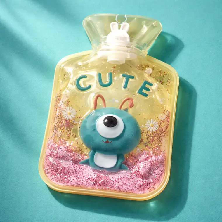 Set 12 Guatero De Mano 500ml Con Glitter Diseños Infantiles 6