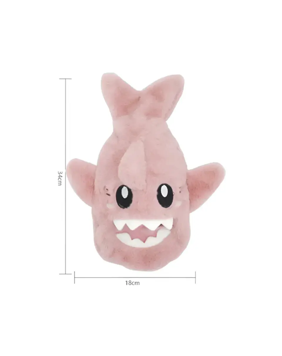 Guatero De Peluche Forrado Tiburón Infantil Kawaii 1000ml 4