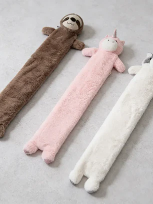 Guatero Largo 2 Litros Con Funda De Peluche Animalitos 75cm