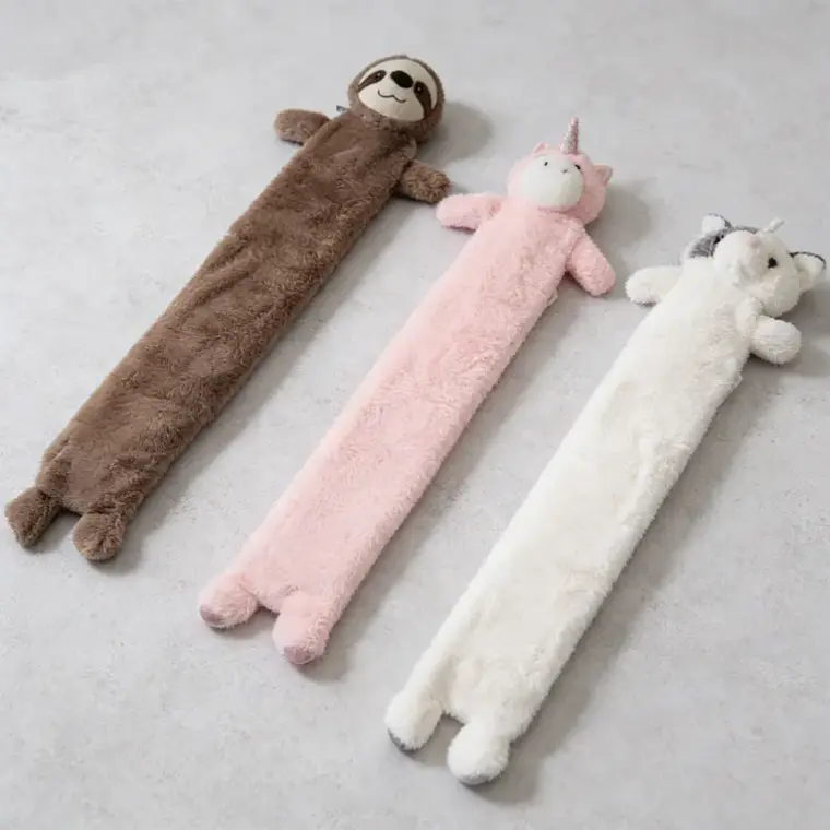 Guatero Largo 2 Litros Con Funda De Peluche Animalitos 75cm 2