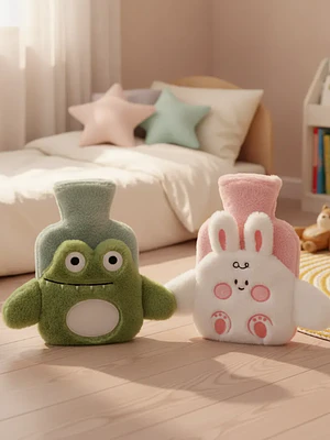 Guatero Infantil De Peluche 1 Litro Diseño Animal Kawaii