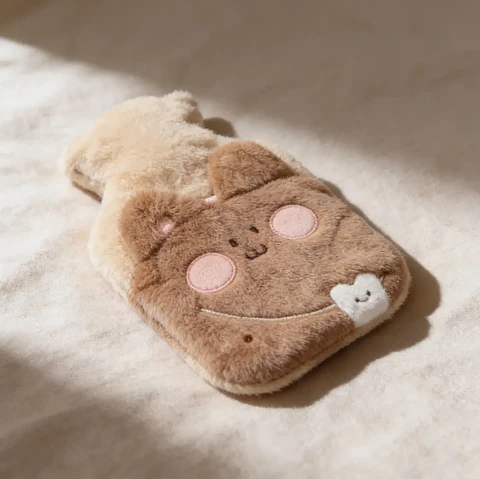 Guatero Infantil De Peluche 1 Litro Diseño Animal Kawaii