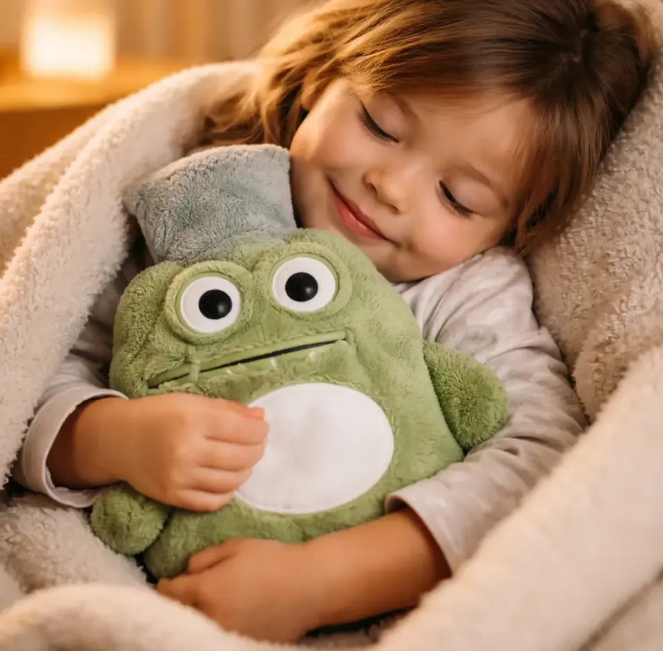 Guatero Infantil De Peluche 1 Litro Diseño Animal Kawaii 4