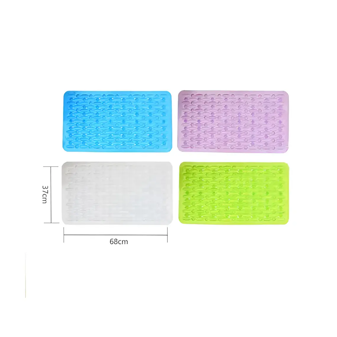 Alfombra Antideslizante para tina y Baño 37x68 cm 4