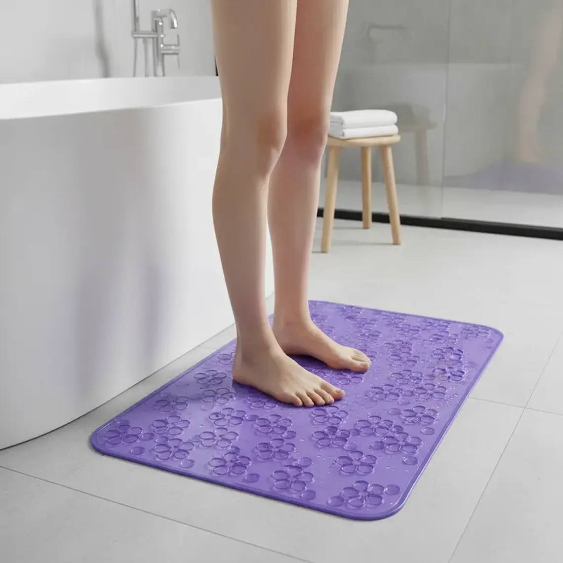Alfombra Antideslizante para Baño 35x68 cm 2