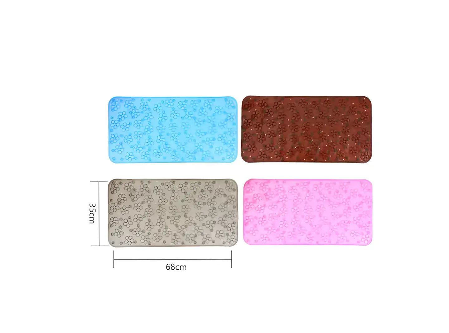 Alfombra Antideslizante para Baño 35x68 cm 5