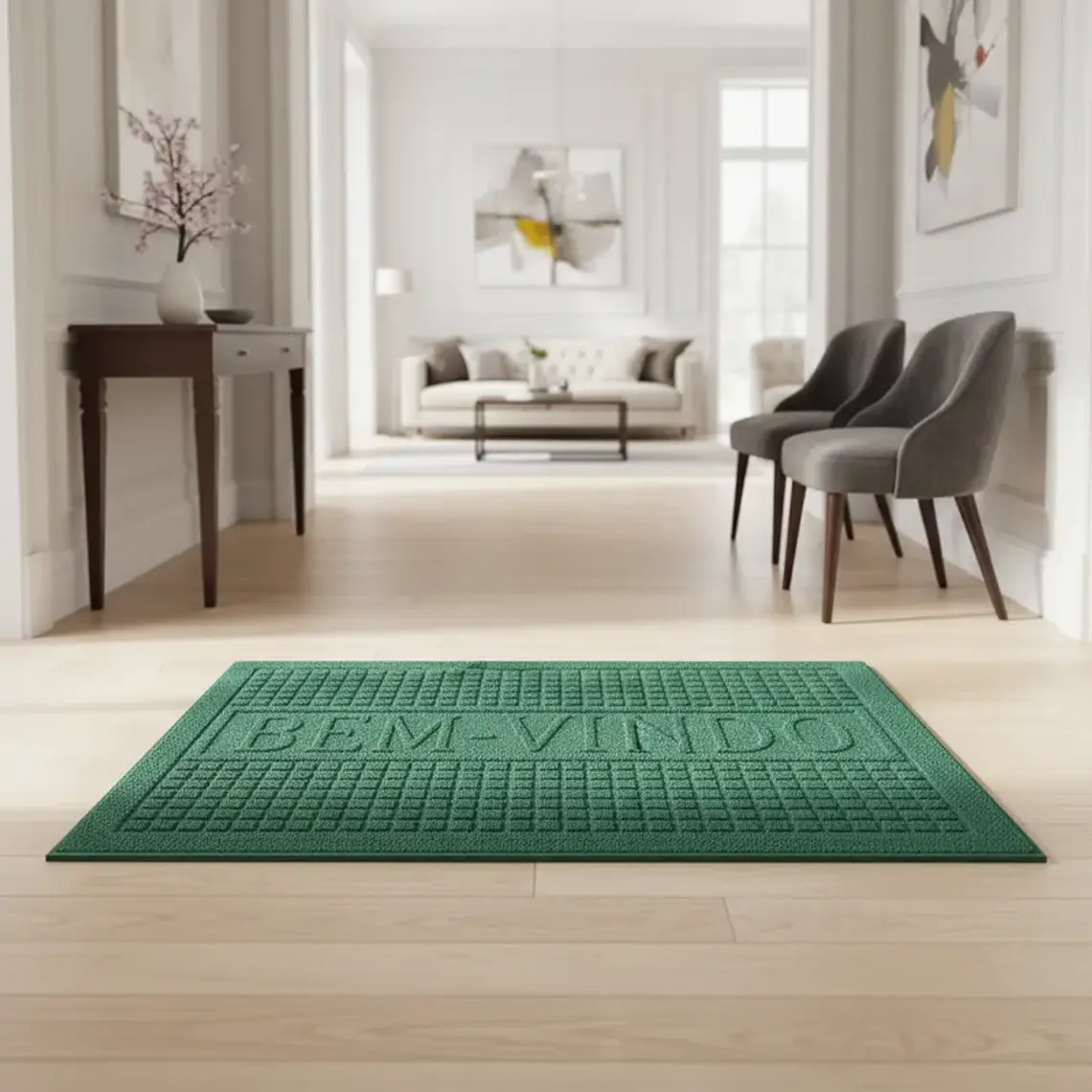 Alfombra decorativa rectangular para hogar 58x38cm 2