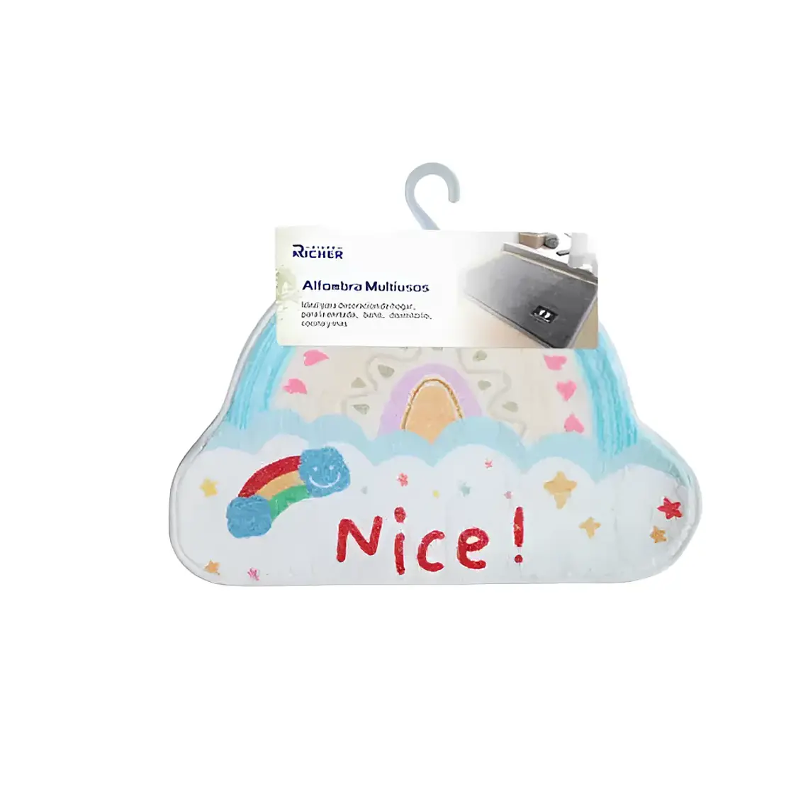 Alfombra Infantil Diseño Unicornio Arcoíris 40x60cm 5