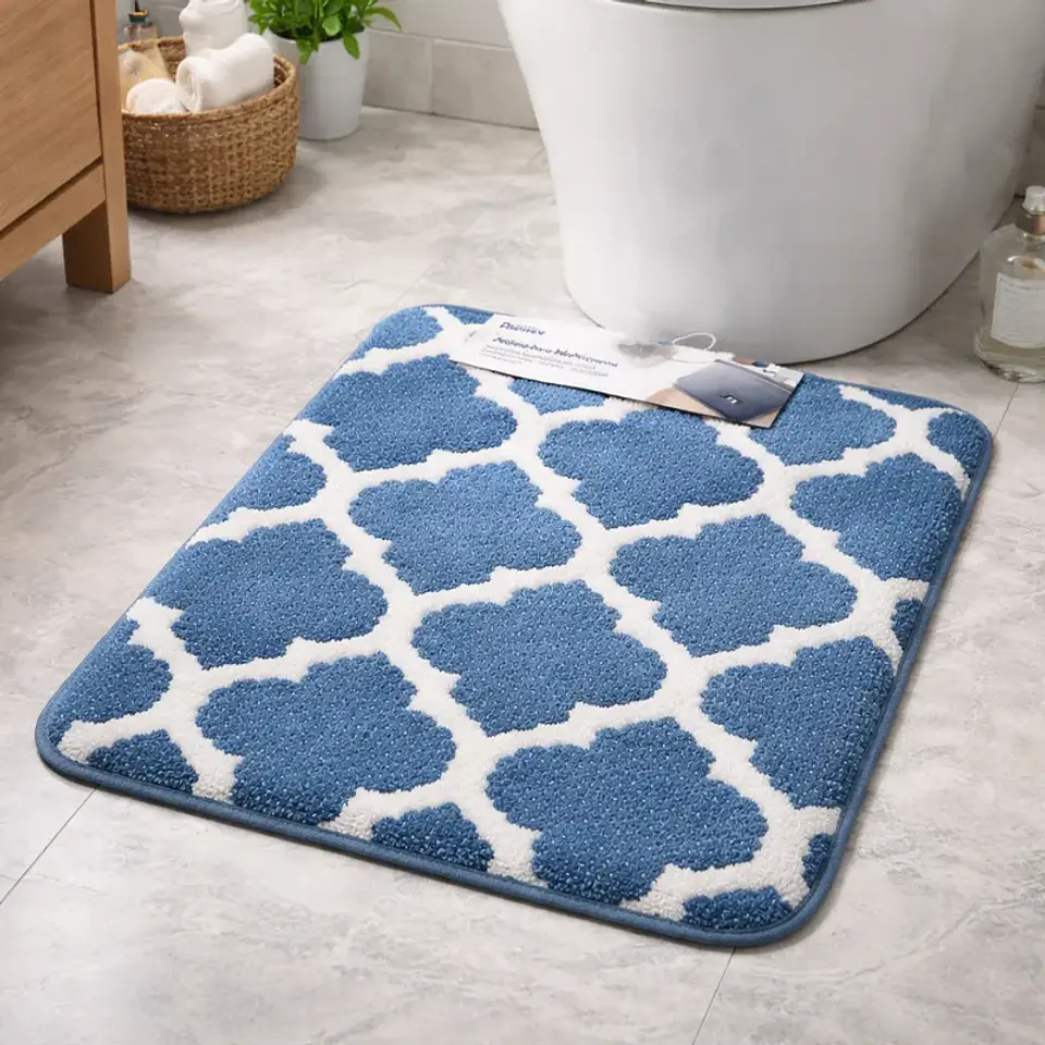 Alfombra de Baño Antideslizante Absorbente 40x60 cm 1