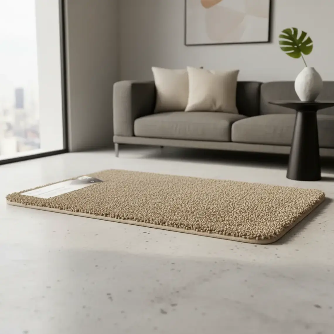 Alfombra decorativa felpuda genérica para hogar 40x60cm 2