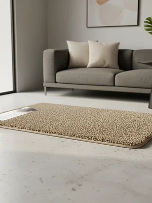 Alfombra decorativa felpuda genérica para hogar 40x60cm