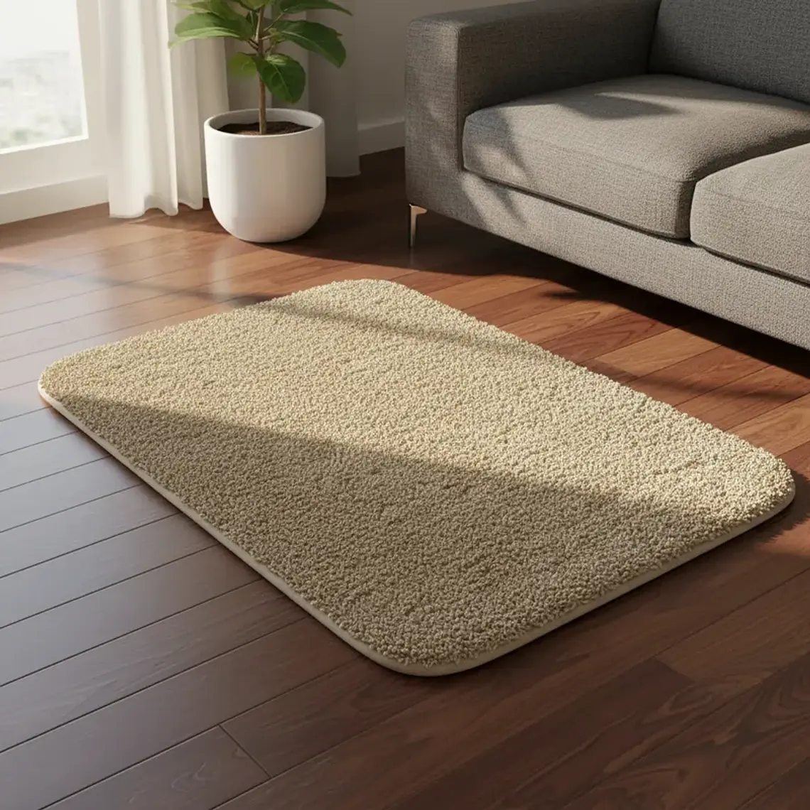 Alfombra decorativa felpuda genérica para hogar 40x60cm 1