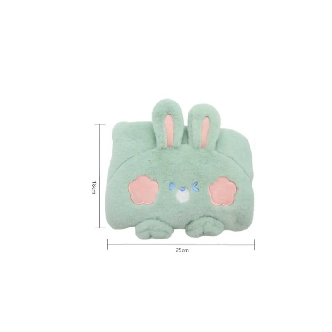 Guatero Eléctrico Calientamanos De Peluche Diseño Conejo Kawaii 3