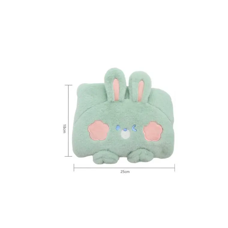 Guatero Eléctrico Calientamanos De Peluche Diseño Conejo Kawaii 3