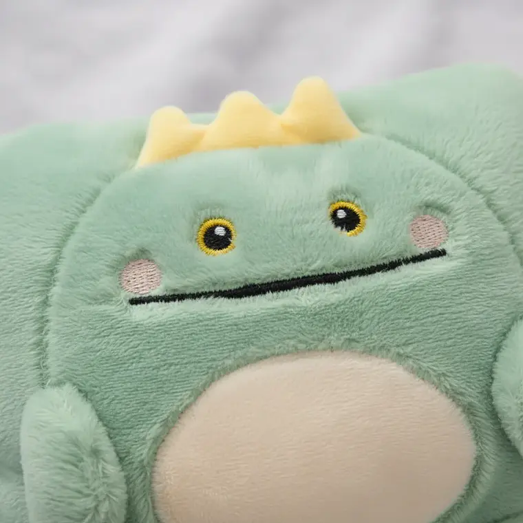 Guatero Calientamanos Peluche Dinosaurio Kawaii 25x18 cm 5