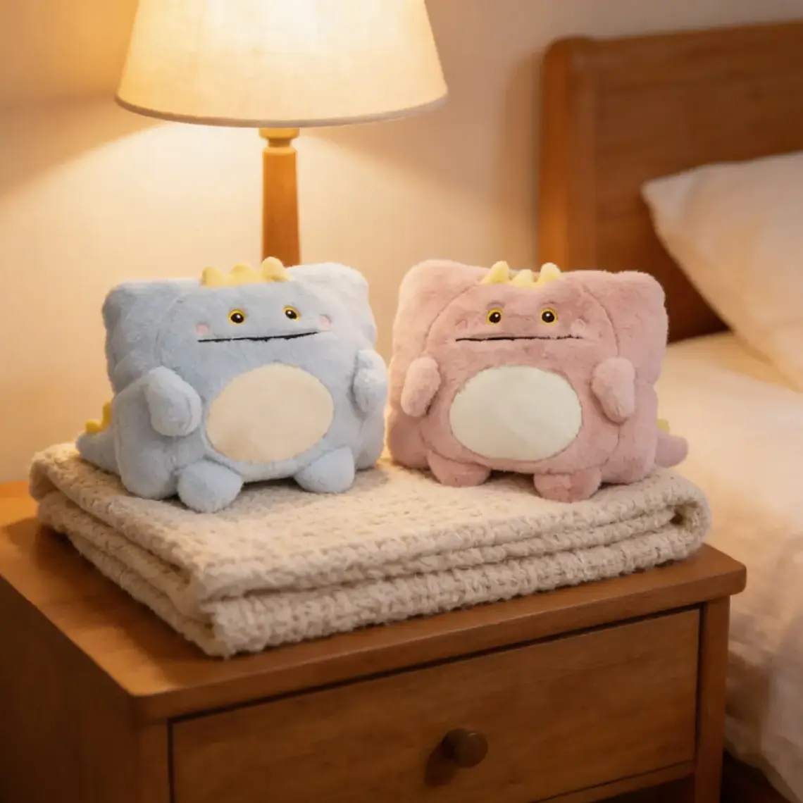 Guatero Calientamanos Peluche Dinosaurio Kawaii 25x18 cm 1