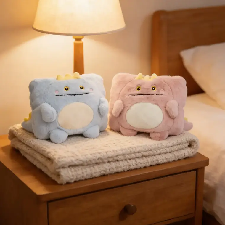 Guatero Calientamanos Peluche Dinosaurio Kawaii 25x18 cm 1