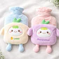 Guatero De Agua Caliente 1000ml Con Funda De Peluche Kawaii - Miniatura 3