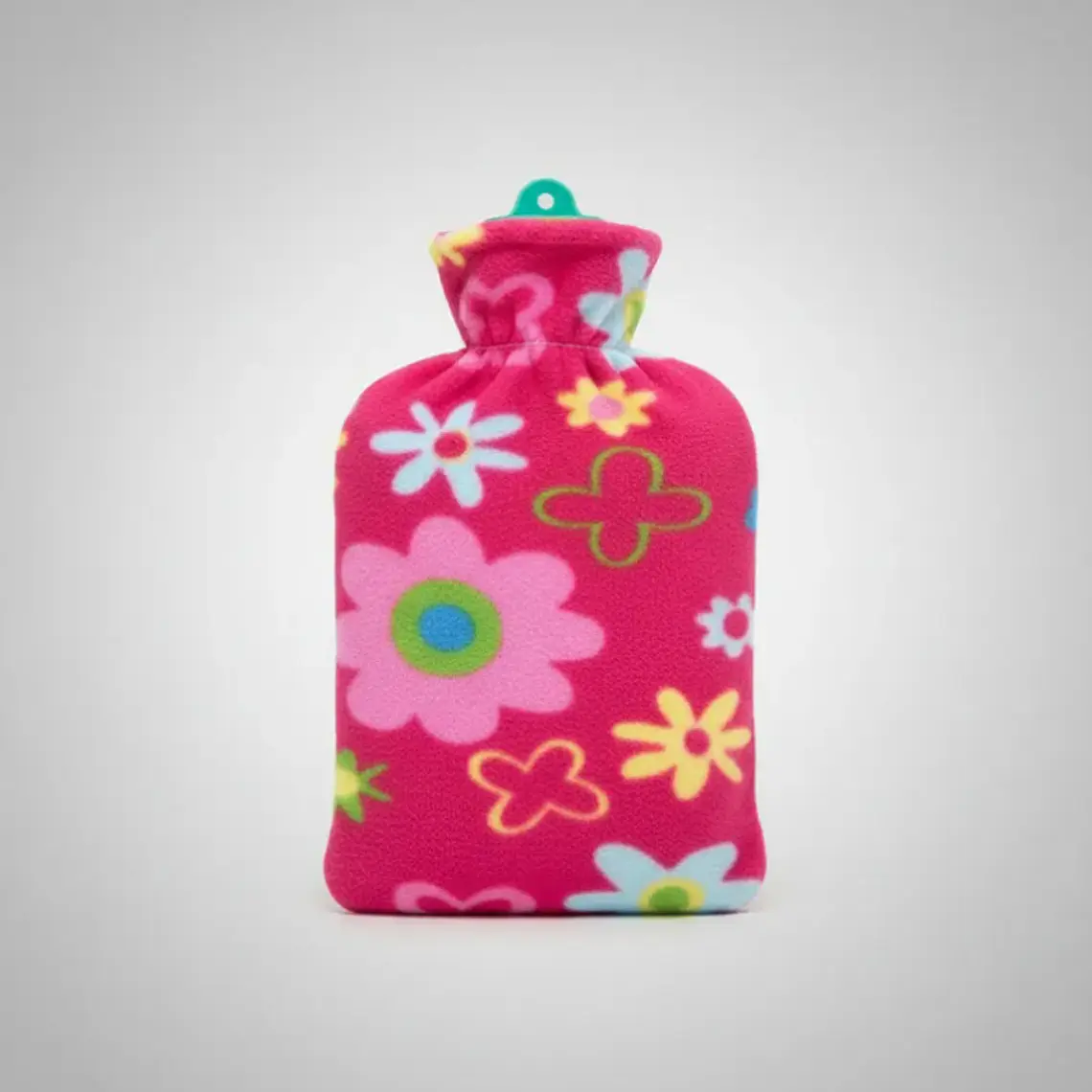 Guatero Bolsa De Agua Caliente 2 Litros Con Funda Polar 4