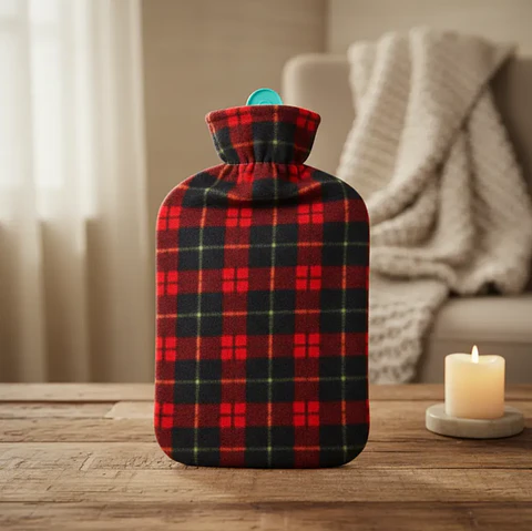 Guatero Bolsa De Agua Caliente 2 Litros Con Funda De Polar