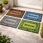 Alfombra decorativa Genérica diseño Welcome para hogar 40x60cm - Miniatura 4