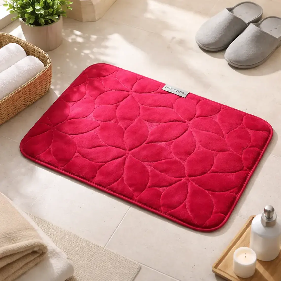 Alfombra decorativa antideslizante genérica para hogar 40x60cm 3