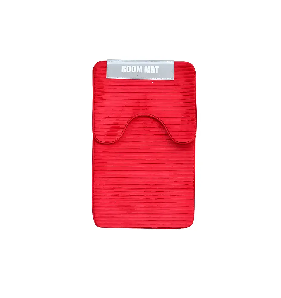 Set de Baño 2 Piezas Alfombra y Cubre WC Antideslizante 4