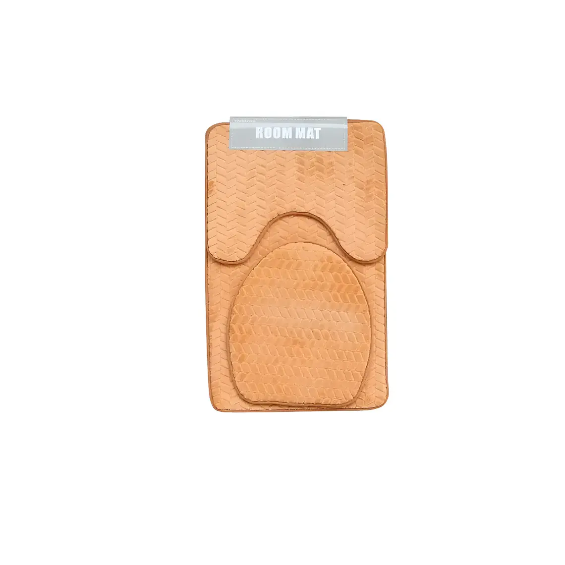 Set 3 piezas Alfombra de baño rectangular 50x80 cm 5