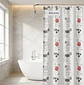 Cortina De Baño Peva 180x180cm Diseño Gatos Con Ganchos - Miniatura 4