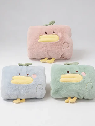Guatero Eléctrico Recargable Peluche Pato Kawaii Calienta Manos